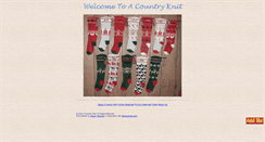 Desktop Screenshot of countryknit.badgerinternet.com